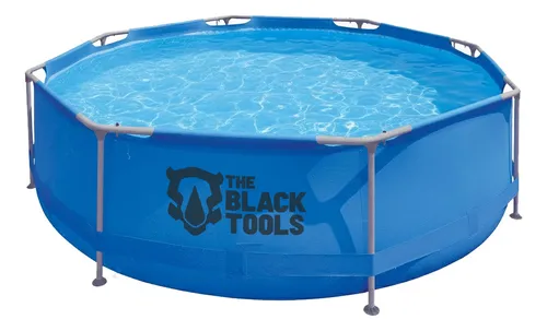 Piscina Estruturada Redonda Circular Pvc Resistente Azul 4690 Lit...