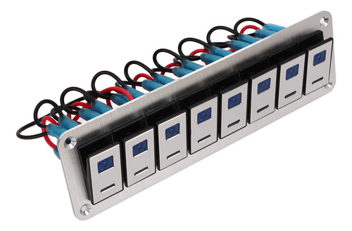 Panel De Interruptores Basculantes, 8 Bandas, 1224 V, 5 Pine