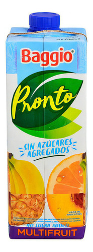 Baggio Pronto Sin Azucares Agregados Jugo Multifruta X 1 Lts