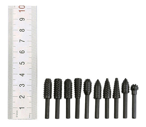 10-pack De Aleación De Acero Escofina De Madera Bur Burr
