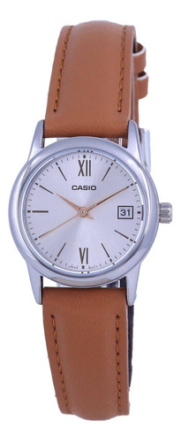 Reloj Casio Ltp-v002l-7b3 Para Mujer Análogo De Cuarzo