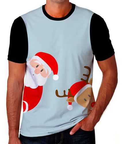 Camiseta Camisa Papai Noel Natal Fim Ano Novo Festas K09