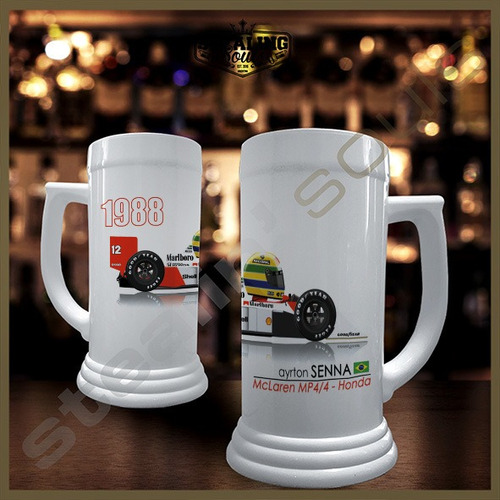 Chopp Plastico Cerveza | Formula 1 #014 | F1 Ayrton Senna