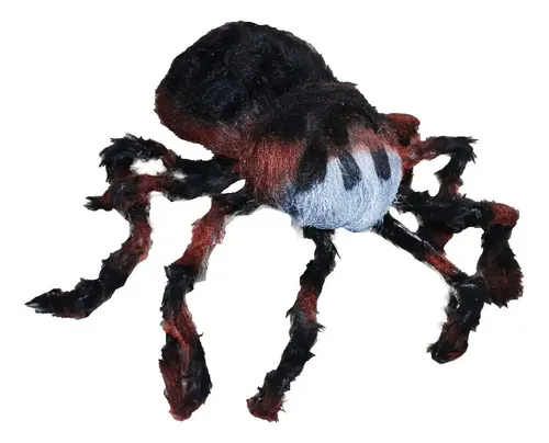 Set De 3 Arañas Gigantes Para Decoración De Halloween - 125cm, 90cm, 75cm, Peludas, Para Interior Y Exterior