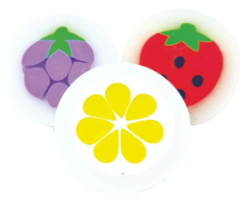 Goma De Borrar Frutas Caja Con 18 Piezas Smarty Frutas
