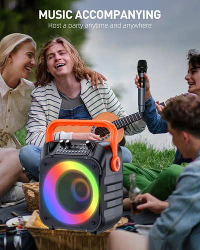 Karaoke Machine Moyleaf With 2 Wireless Microphones