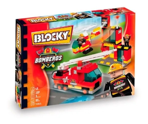 Blocky Bomberos 150 Piezas. Art 01-0651