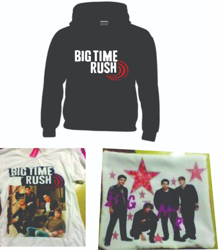 Paquete Sudadera Playera Y Cojin  Big Time Rush