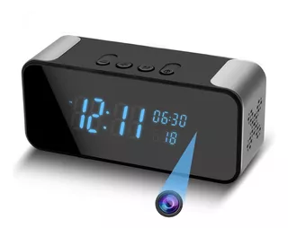 Cámara Oculta Ip35w Reloj Despertador Wifi Infrarrojo 1080p