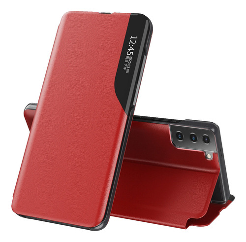 Carcasa De Cuero Magnética Para Galaxy S23 Plus, S23+