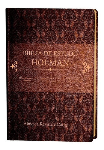 Bíblia De Estudo Holman Grande Marrom - Cpad 