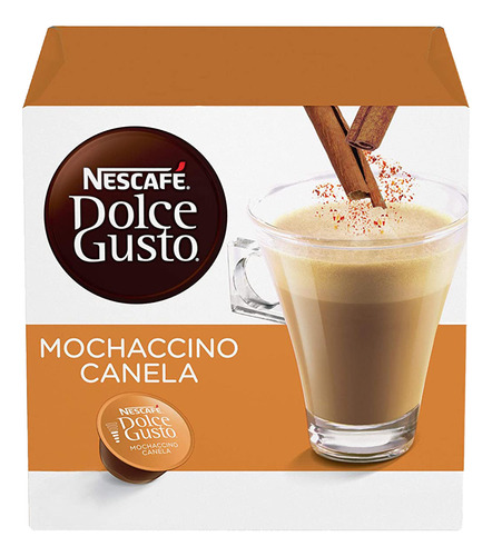 Kit 30 Cápsulas Café Dolce Gusto Mochaccino Canela Nestlé