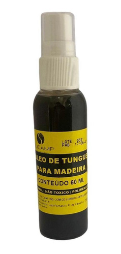 Óleo De Tungue Polimerizado P/ Impermeabilizar Madeira 60 Ml