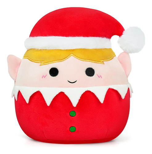 Peluche De Elfo De Navidad Cojín Adorable Para Niños Y Niñ