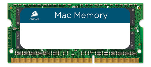 Memória RAM Apple SODIMM color verde  4GB 1 Corsair CMSA4GX3M1A1333C9