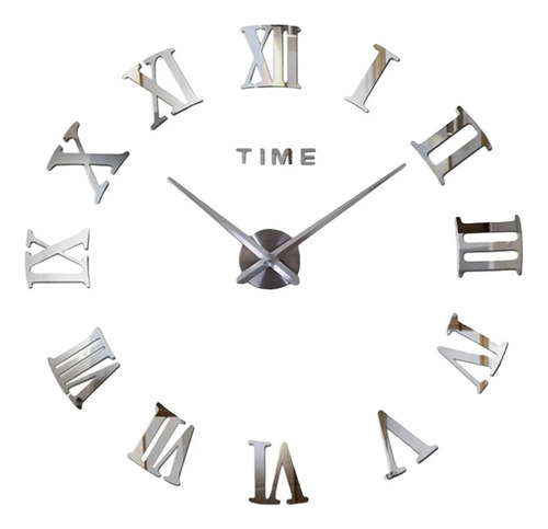 F Diy Pared Reloj Espejo Pegatina Números Hogar Sala Plat
