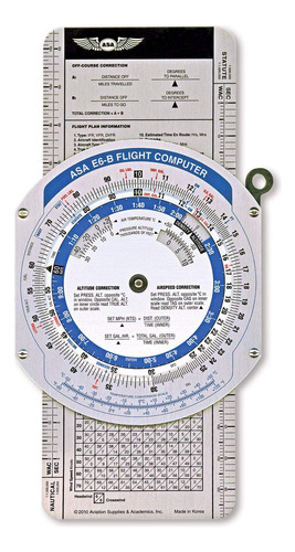 Asa S Color E6b Ordenador De Vuelo