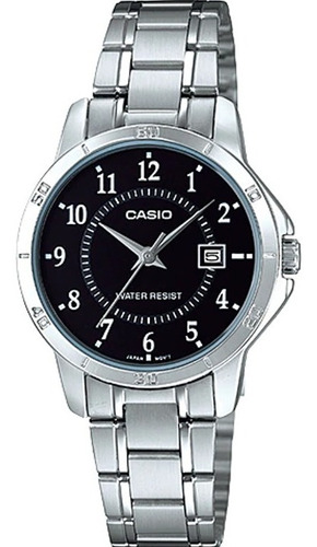 Reloj Casio Grabado De Regalo Ltpv004 Mujer Acero Fechador 