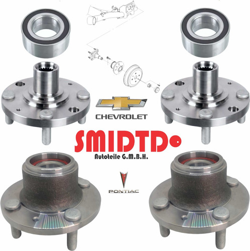 Mazas Delanteras Y Traseras Sin Abs Chevrolet Aveo 2008-2017