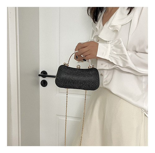 Bolso De Fiesta Con Cadena.