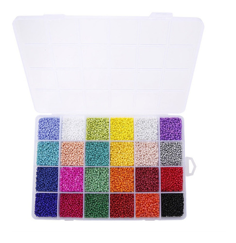 Imagen 8 de 8 de 1 Paquete De 2 Mm Diy Cuentas Redondas De Cristal De Colores