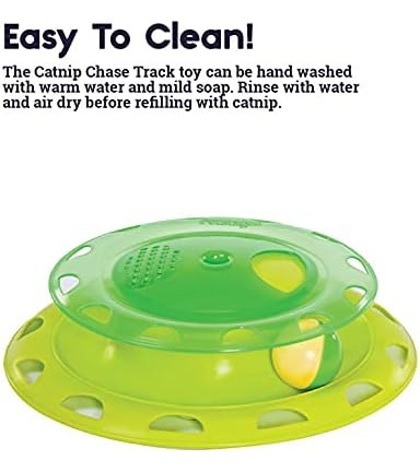 Catnip Catnip Chase Track Green Interactive Cat Toy