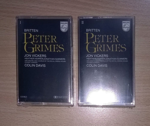 Benjamin Britten Cassette: Peter Grimes  ( Nuevo - Doble )