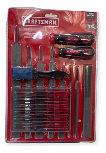 Craftsman Juego De Limas 23 Pzas Mangos De Hule