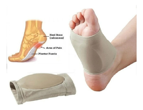 Venda Con Almohadilla De Gel Pie Plano Soporte Arco Fascitis