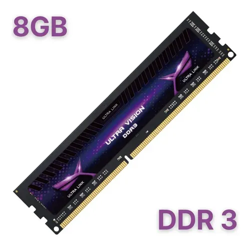 Memória Gamer Desktop 8gb Ddr3 1600mhz Ultra Link Vision UL-D316C...