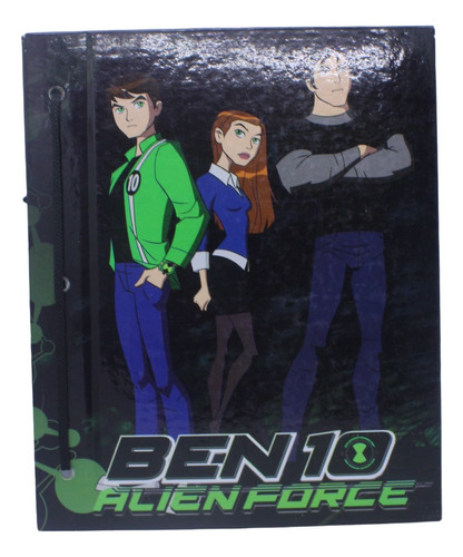 Carpetas N3 Dos Tapas Ben 10 Gwen Cartoon Alien Force