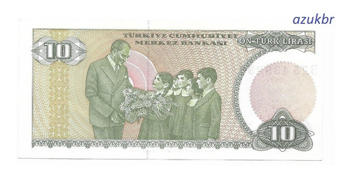 * Turquia - 10 Liras L.1970 (1979) P192 - Fe *