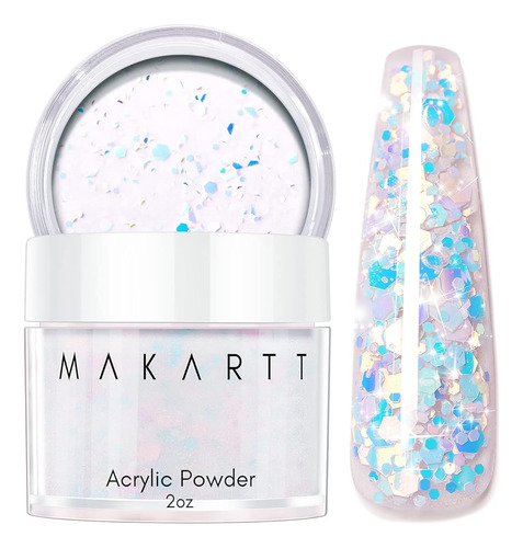 Makartt Glitter Acrylic Nail Powder Kit 2oz Polvo Acrílico B