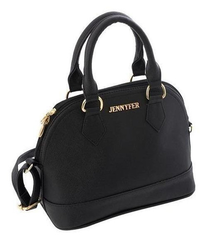 Bolsa bowling Jennyfer 8595 color negro