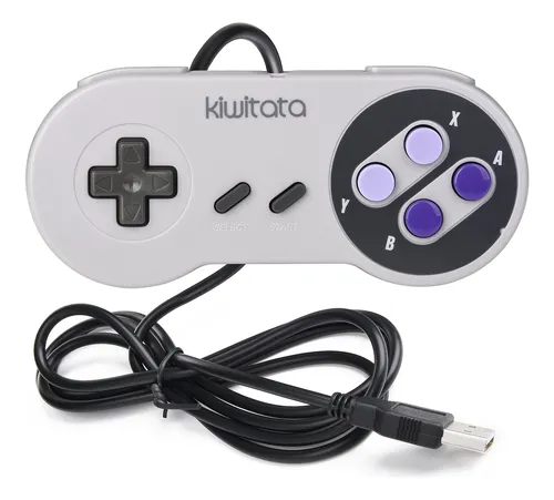 Controlador Usb Kiwitata 2x Classic Snes Para Pc Mac Raspber