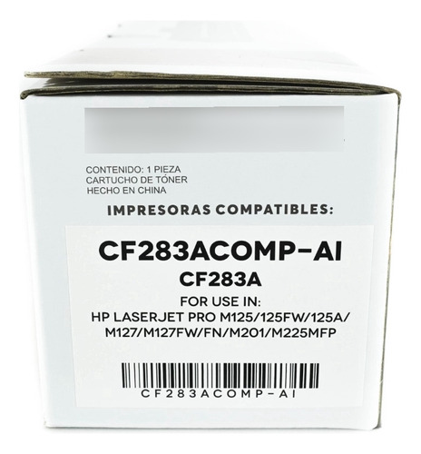 10 Pza Toner Corona Cf283a 83a Compatible Con M126a
