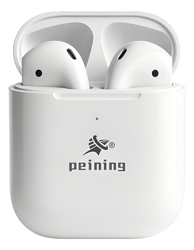 Fone De Ouvido Bluetooth Tws Sem Fio Peining Pei-p818 Branco