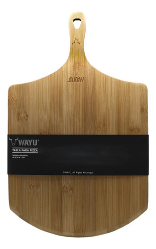 Tabla Pizza De Madera De Bamboo Wayu