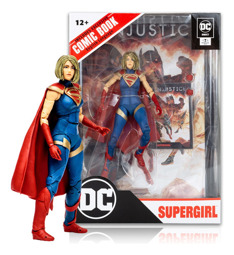 Page Punchers Figure W/comic Supergirl Injustice 2 Mcfarlane
