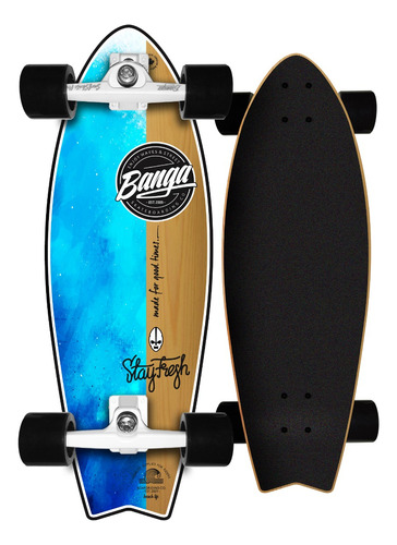 Surfskate Cx - Fishtail - Banga Boards - Premium -