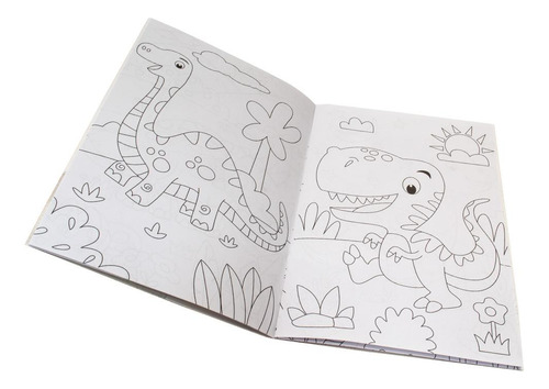 Um Mundo De Cor! Dinossauros, De Koral Books., Vol. 1. Editorial Todolivro, Capa Mole, Edição 1 Em Português, 2024