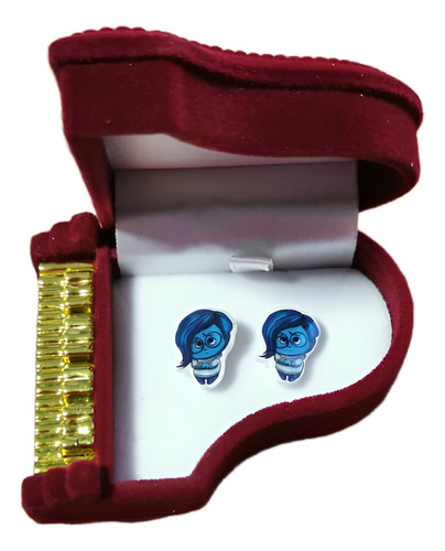 Aretes Intensamente - Tristeza, Furia, Alegría, Envidia, Tds