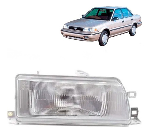 Optico Derecho Para Toyota Corolla 1.6 1991 1992