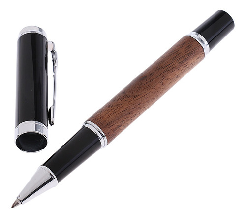 Imagen 7 de 7 de 0.7 Chrome Stick Bolígrafo Jinhao 8802 Roller Ball Pen Para