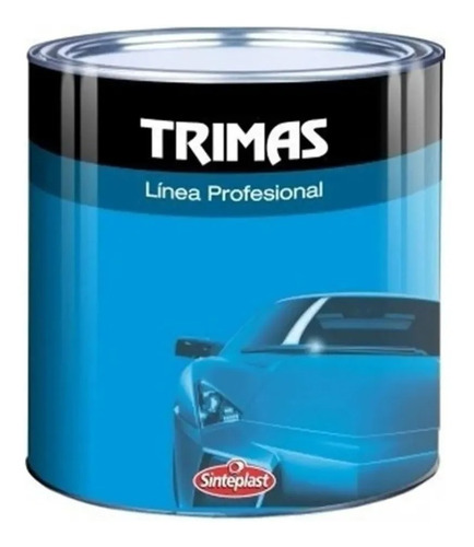 Laca Nitro Negro Semi Mate Satinado 4 Lt Trimas Sinteplast 