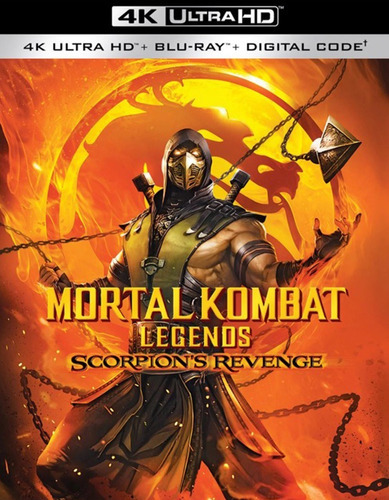 Mortal Kombat Leyends Pelicula  4k Ultra Hd + Blu-ray