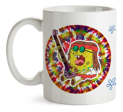 Mug Bob Esponja Hippie