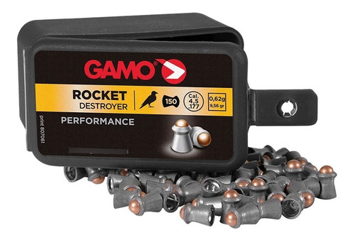 Chumbos Gamo Rocket 4.5mm X 150un Punta De Acero 