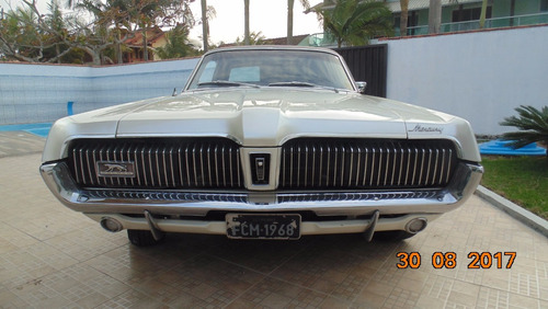 Mercury Cougar 68 Placa Preta