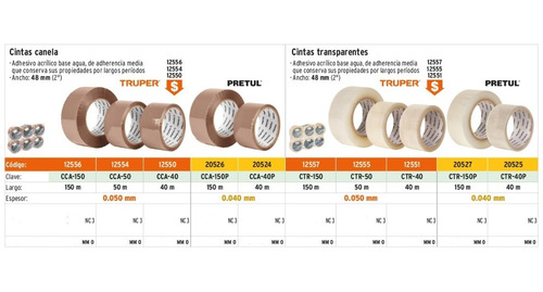 Cinta Canela 150m 48 De Ancho Truper 12556